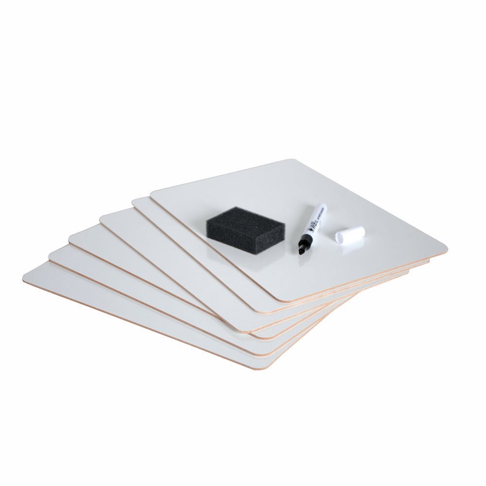 small individual white boards