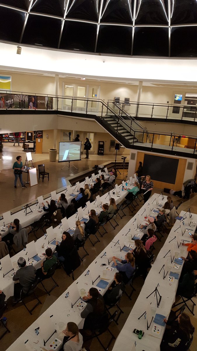Art night <a href="/BryantUniv/">Bryant University</a> <a href="/wsdirector/">Kati Machtley</a> <a href="/BryantUprez/">Ronald Machtley</a> . Great break from end of semester stress. Sponsored by <a href="/SASS_Events/">SASS Events</a>