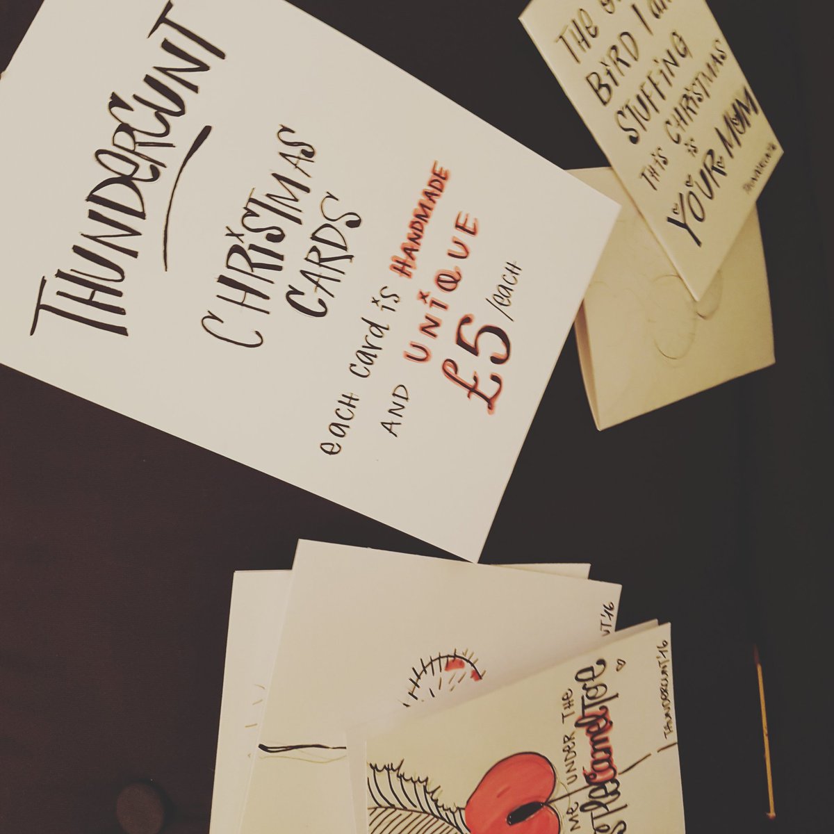 thunderc_nt's tweet photo. Making custom Christmas cards for people you have to acknowledge on #Christmas. PM me if you want some! https://t.co/2s6rIQv5oB