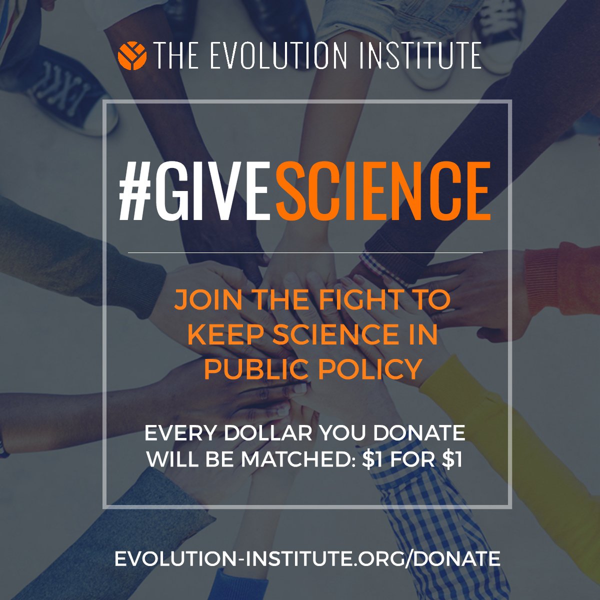 EvoInstitute's tweet photo. Your support allows us to continue to apply #science to #publicpolicy. Join the movement today: https://t.co/7FrTJejjhR #givescience https://t.co/p5YegBWq8u