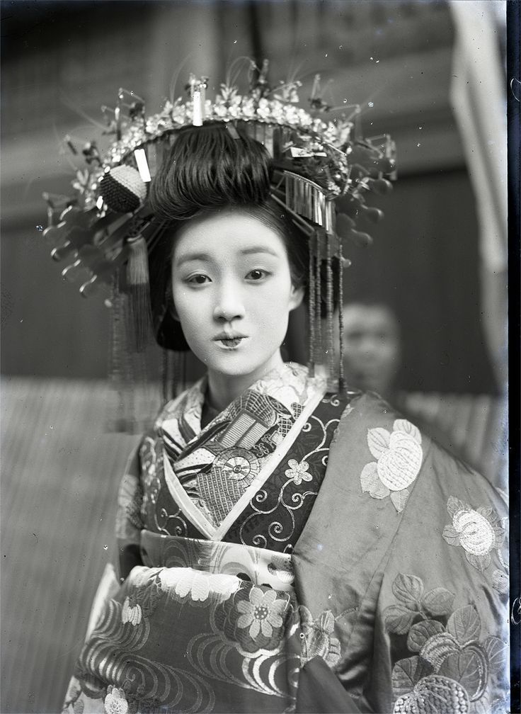 geisha nude vintage oiran 