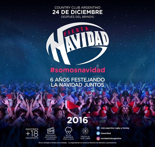 CAnavidad's tweet photo. Lanzamiento oficial Fiesta Navidad 2016 
#somosnavidad
6 Años festejando la navidad juntos
Entradas limitadas 
+18
No se suspende por lluvia https://t.co/fPyjsrAjuy
