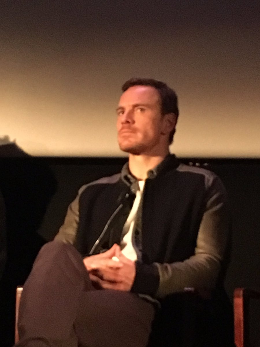 beatles_fass's tweet photo. NEW Michael and the #AssassinsCreedMovie cast at the Q&A after the screening in Paris! #Cotillard #Labed #Kurzel https://t.co/B0HZ48BzL0