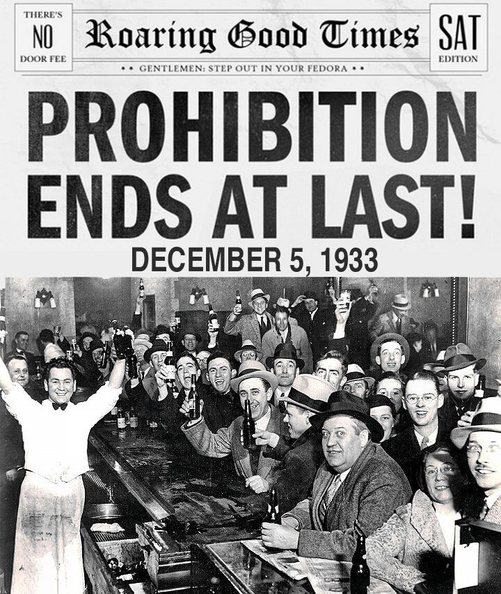 DeschutesBeer's tweet photo. Today, we celebrate #RepealDay! On this day in 1933, the 21st Amendment is ratified, bringing an end to prohibition. #cheers #worthsharing https://t.co/HUm1hIIyAX