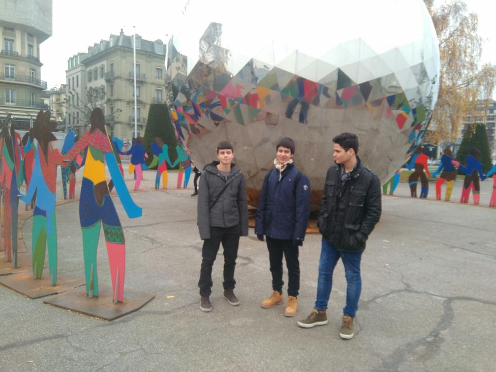 #BACMontesion #CERNONU Primer día en Ginebra finalizado