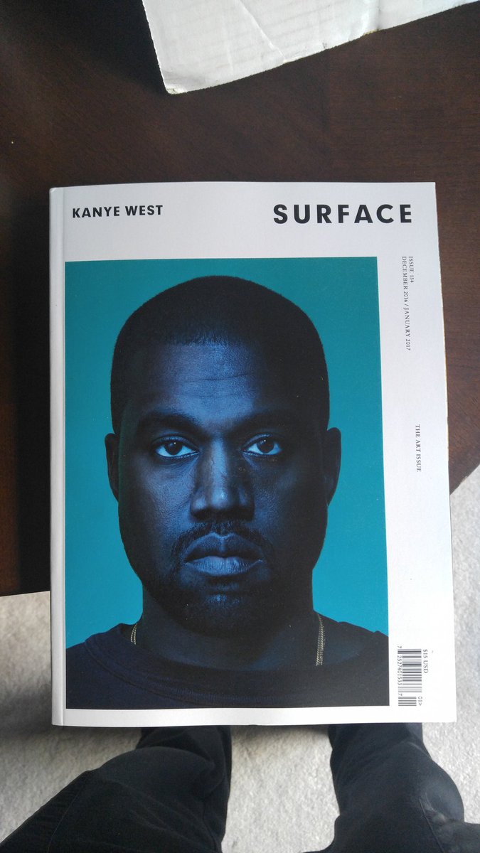 cactusjxckboy's tweet photo. my surface media magazine arrived and I'm so excited to read it @TeamKanyeDaily https://t.co/wDz5u1Grwc