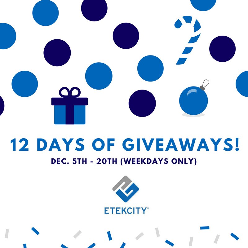 Etekcity on Twitter "Today begins our 12DaysofGiveaways! 🎉 Follow