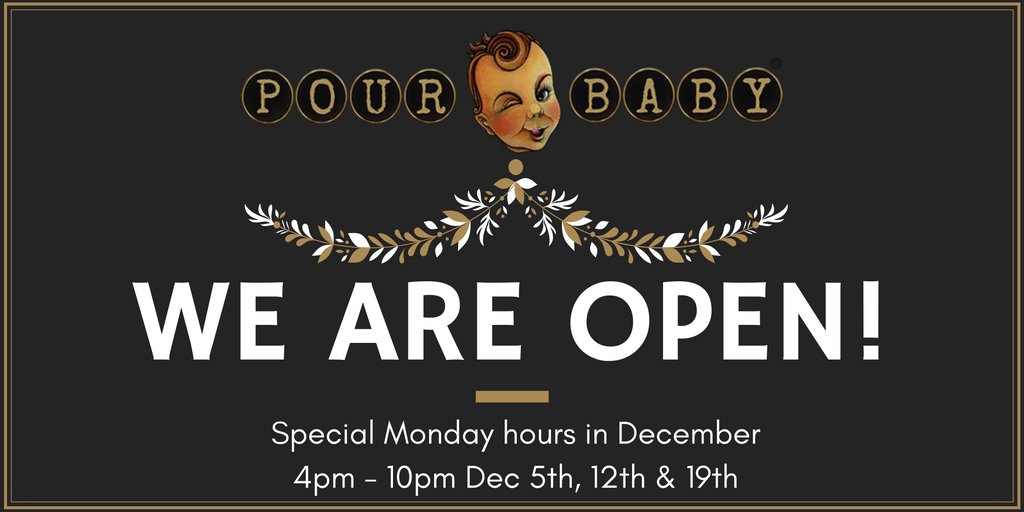 PourBabyMobile's tweet photo. Don't forget that we are open for the next 3 Monday's! Come start your week with us! https://t.co/oms81nYPpx