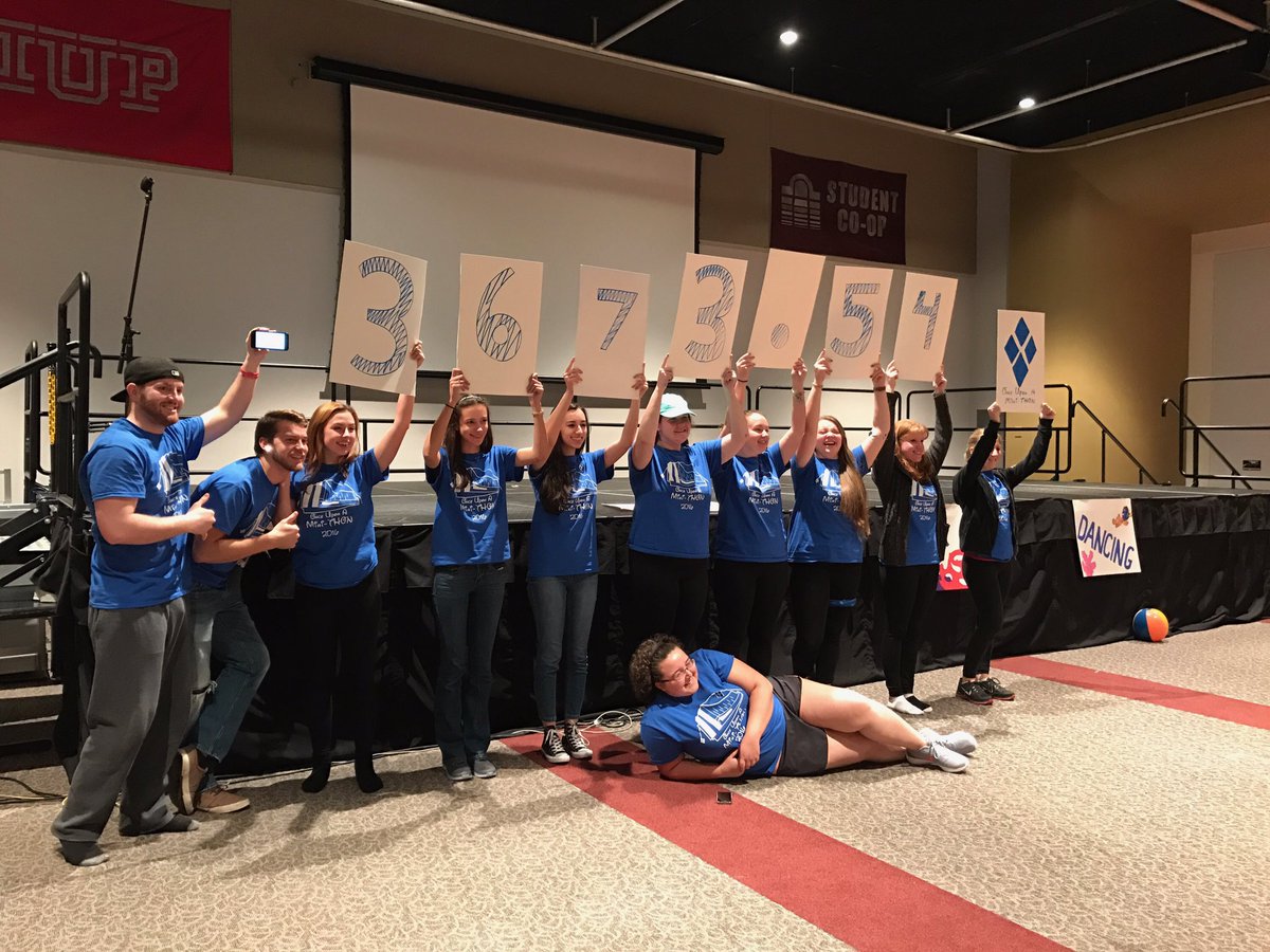 fourdiamonds's tweet photo. Congratulations! MT @IUPMiniTHON: That's it! Thank you so much for coming out and supporting our #MiniTHON. #FTK #PartnersInTheFight https://t.co/BuVCziM9xm