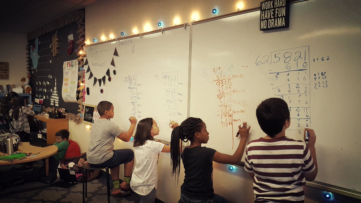 AliKhansClass's tweet photo. 5th graders working hard! #engagedstudents #partialquotient #flexibleseating #ArmstrongEagles #ArmstrongScholars #proudtobepusd https://t.co/JHmOvayNgo