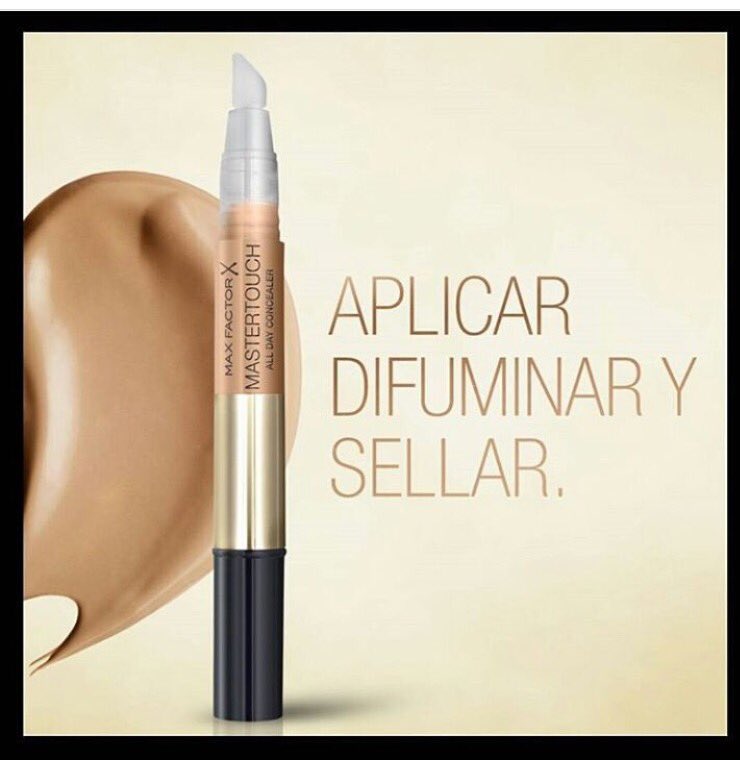 maxfactorpma's tweet photo. Disimula suavemente las imperfecciones con #MasterTouch by  #MaxFactor #MakeGlamourHappen #MaxFactorpma #MakeUp #glam #glamour https://t.co/nMduzTYFc3