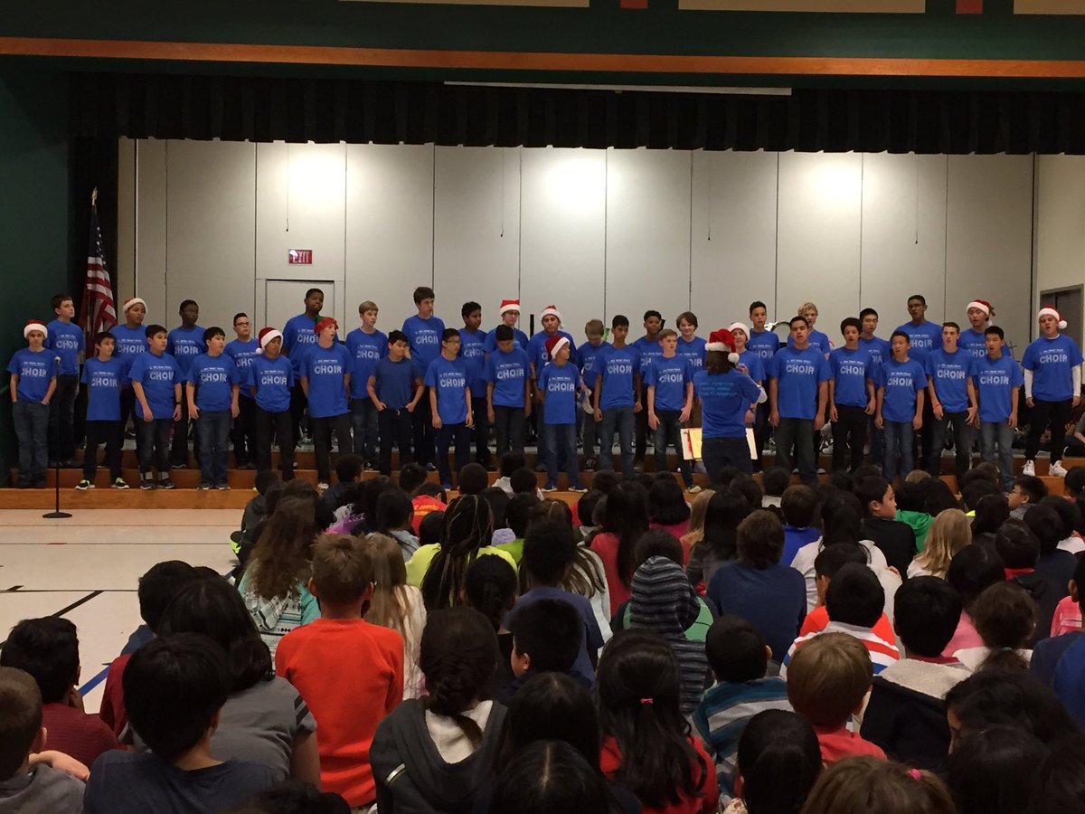 ottomsorch's tweet photo. Last stop for Winter Tour! Schell Elementary. #ottobobcats #pisdfinearts https://t.co/4mFAtbUQBC