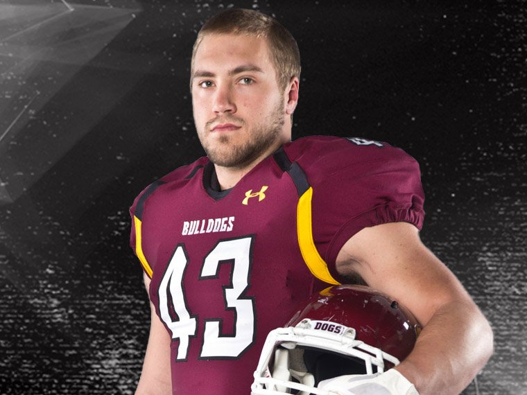 UMDBulldogs's tweet photo. .@UMD_Football's Bates Up For 2016 Cliff Harris Award. https://t.co/f0sB8xR9C1