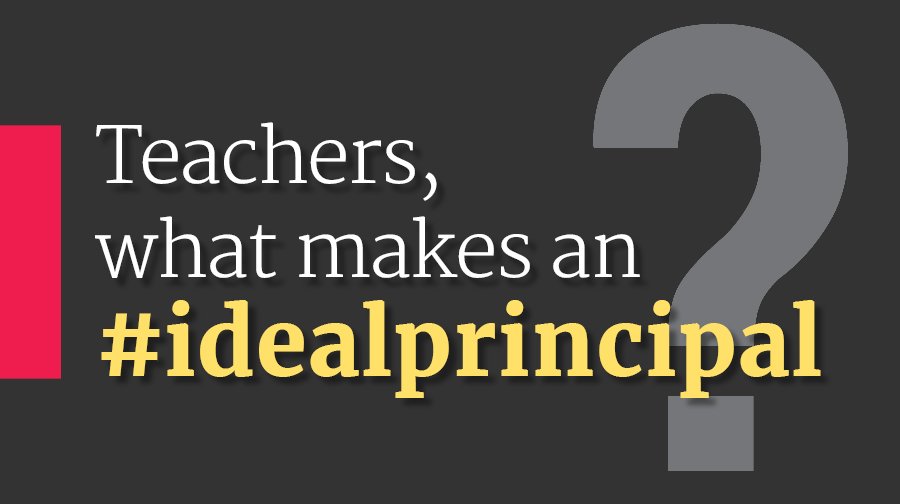 educationweek's tweet photo. Teachers, if you could create a perfect principal, what would they be like? #idealprincipal https://t.co/DWbC8UCZTR