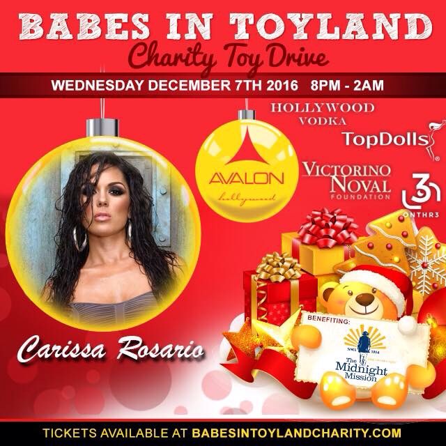 carissarosario's tweet image. LA it's going down this wed dec 7th Babes in Toyland Charity Toy Drive, can't wait to see you there!! Thank u @TheSteveFowler