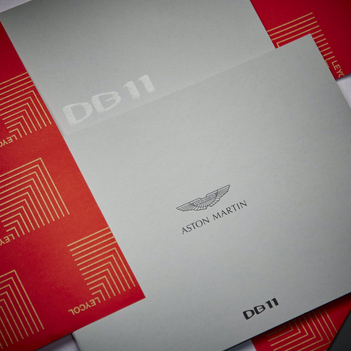 LeycolPrinters's tweet photo. On the 3rd day of Christmas Leycol gave to me... Aston Martin with @colorplanpapers cover, clear &amp; silver foiling, saddle stitched. #leycol https://t.co/xH6eWjtSzq