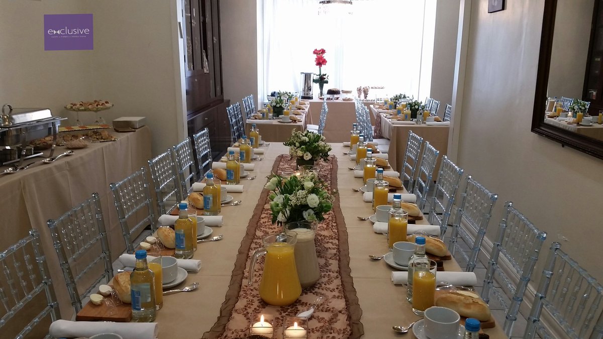Who doesn't enjoy a nice breakfast?  
#Breakfast memories done by #ExclusivePartyEvents #Events #EventPlanner #EventProduction #Kosher