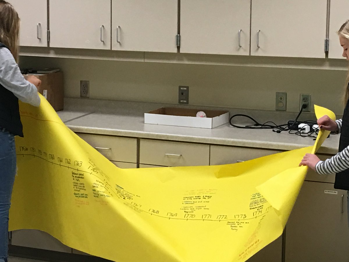 techducation's tweet photo. Great things happening in #makered Re-enacting battles of the American Revolution. #hsmstigers #sdchat #edchat  #historyteacher #History https://t.co/9oJnYkXtdU