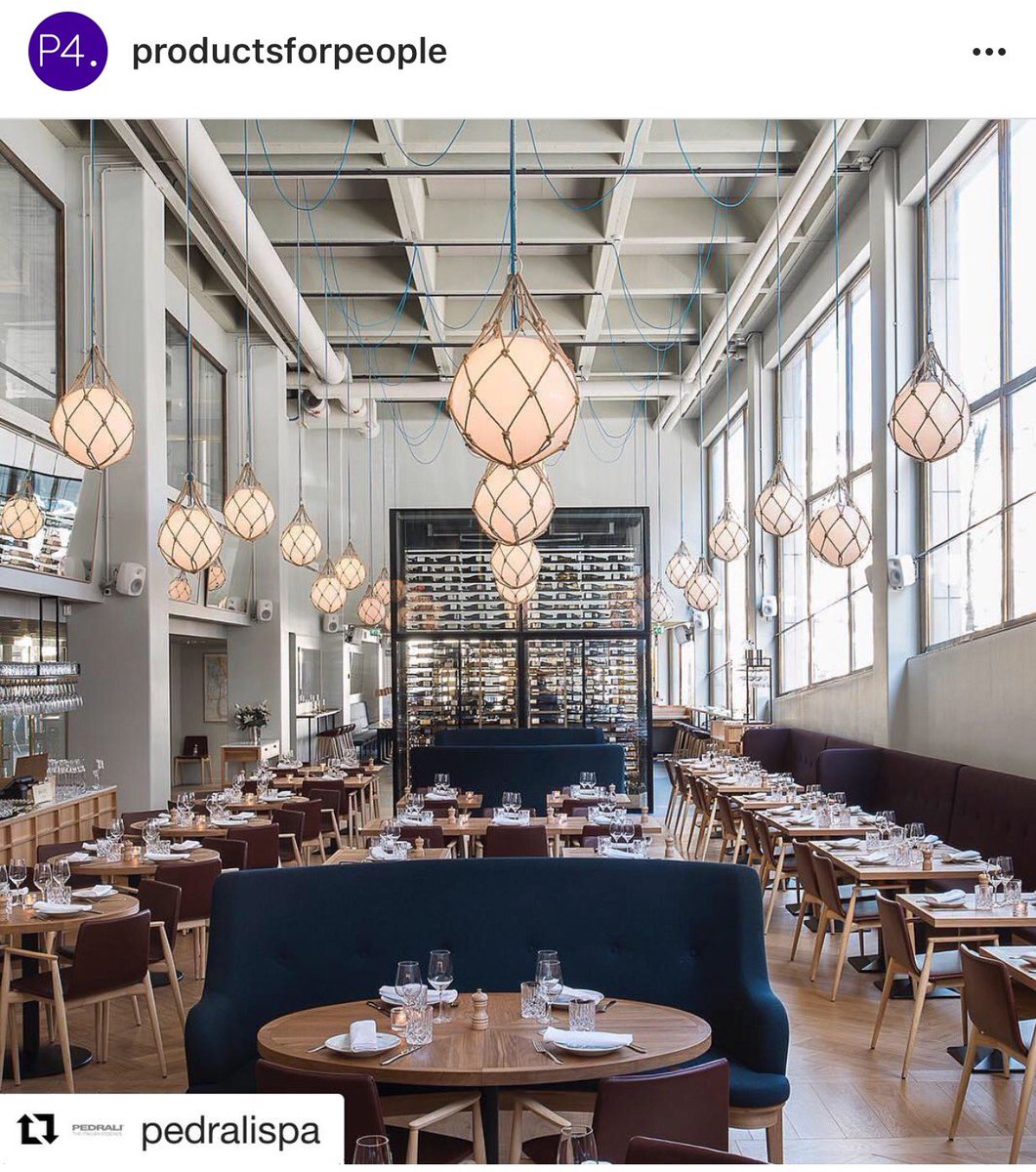 p4design's tweet photo. Amazing use of #Bronda by @Pedrali in this stunning Helsinki restaurant! #pedrali #fromp4 #hospitalitydesign https://t.co/zGswYaTDR2
