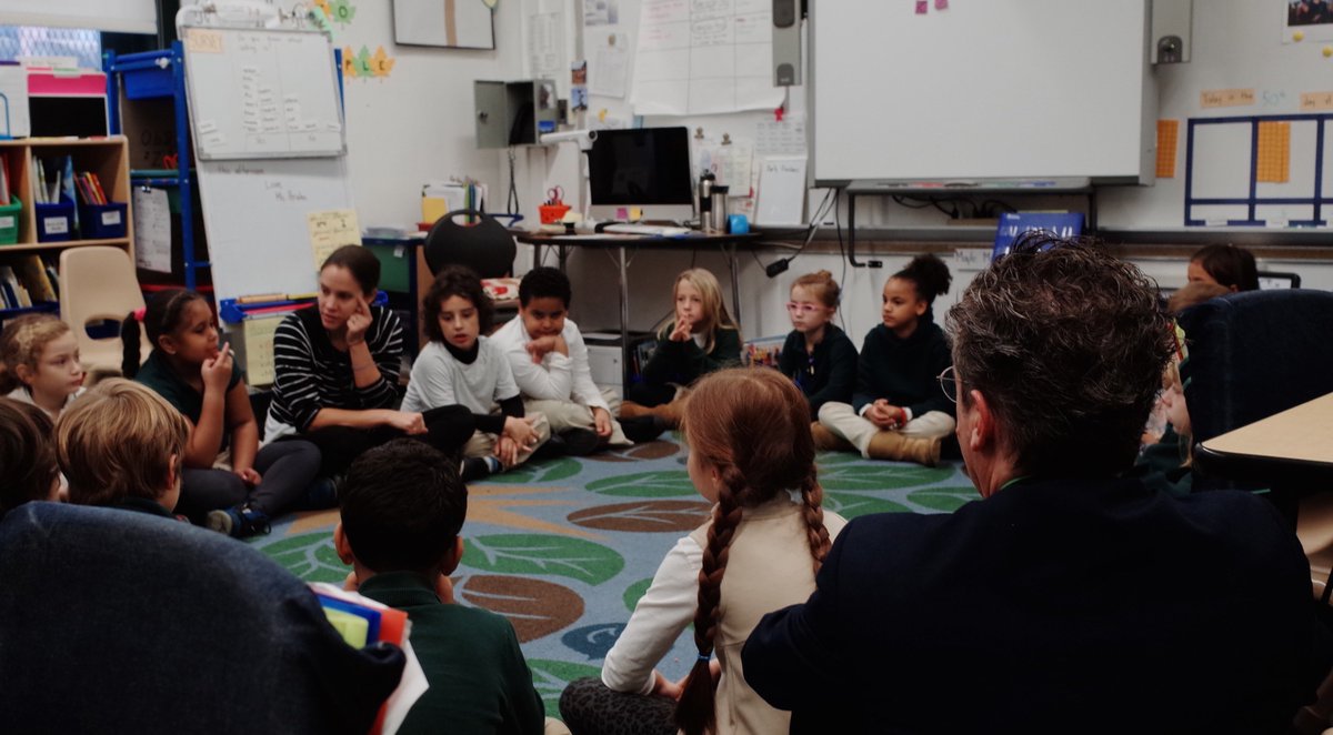 NYCSchools's tweet photo. Deputy Chancellor @PhilWeinbergDOE joins students and educators @BrooklynArbor to celebrate #CSEdWeek. Exciting to see #CSforAll in action! https://t.co/wLSOg8urwA