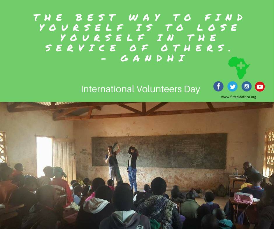 firstaidafrica's tweet photo. We couldn't do this without you. Thank you for everything. #internationalvolunteerday #faa2016 #ThankYou https://t.co/NfyiqPzy4p