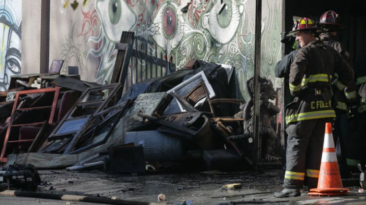 Alameda County Sheriff Greg Ahern says 33 of the 36 GhostShipFire