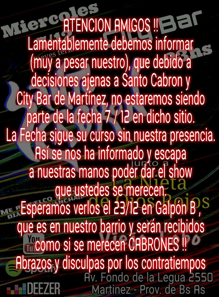 santo cabron (@santocabronrock) on Twitter photo 