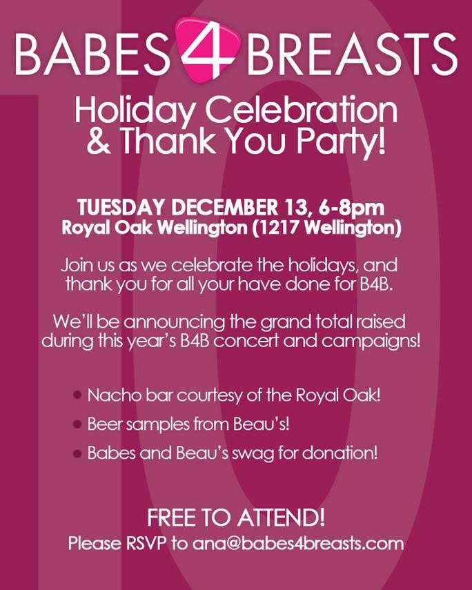 A holiday celebration invitation! 
For: YOU 
From: <a href="/Babes4Breasts/">Babes4Breasts</a>