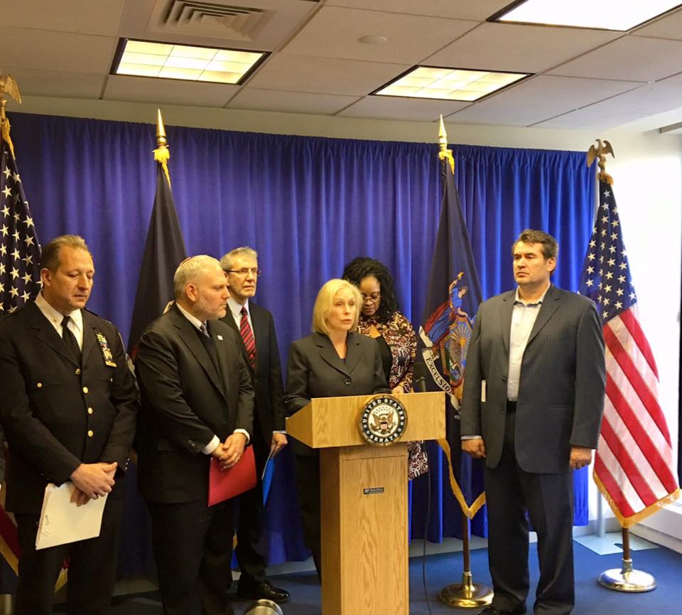 JCRCNY's tweet photo. With the recent uptick in #HateCrimes, #JCRCNY40 endorses @SenGillibrand efforts to keep our communities safe: https://t.co/wxwqrpZlUk https://t.co/VTUDZGgvjE