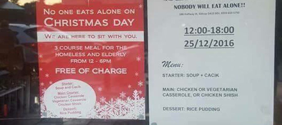 A3Noticias's tweet photo. 'Nadie come solo el Día de Navidad':Un restaurante de dueño musulmán servirá comidas gratis en esta fiesta cristiana https://t.co/QeSBlQbkwr https://t.co/GxyJDkIaWl