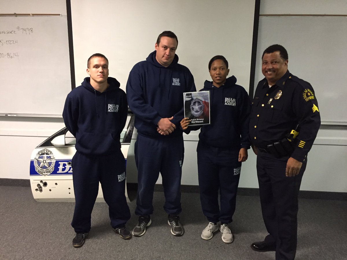 DPDAcademy's tweet photo. #DPDClass351 #trainingthebest North East Patrol Division gains three new officers! @DallasPD @DPDCoffey @ChiefCotnerDPD @DPDRecruiting https://t.co/QOWm2VLyYE