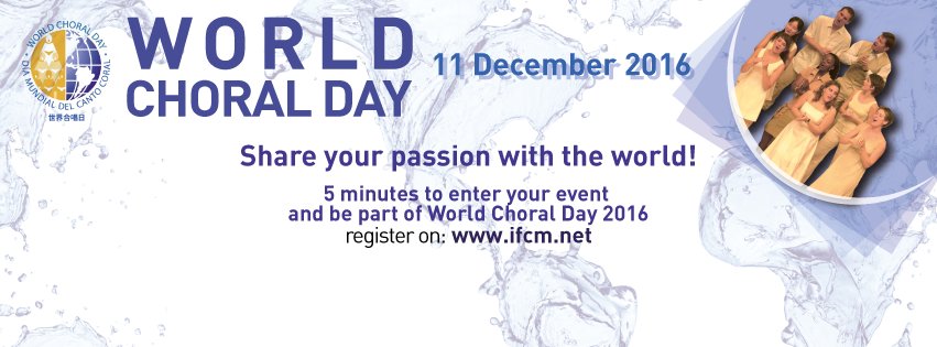 IFCMofficial's tweet photo. Happy World Choral Day!!!
#WCD16 
https://t.co/4Mlnxrbymh https://t.co/uYqJLEx08T