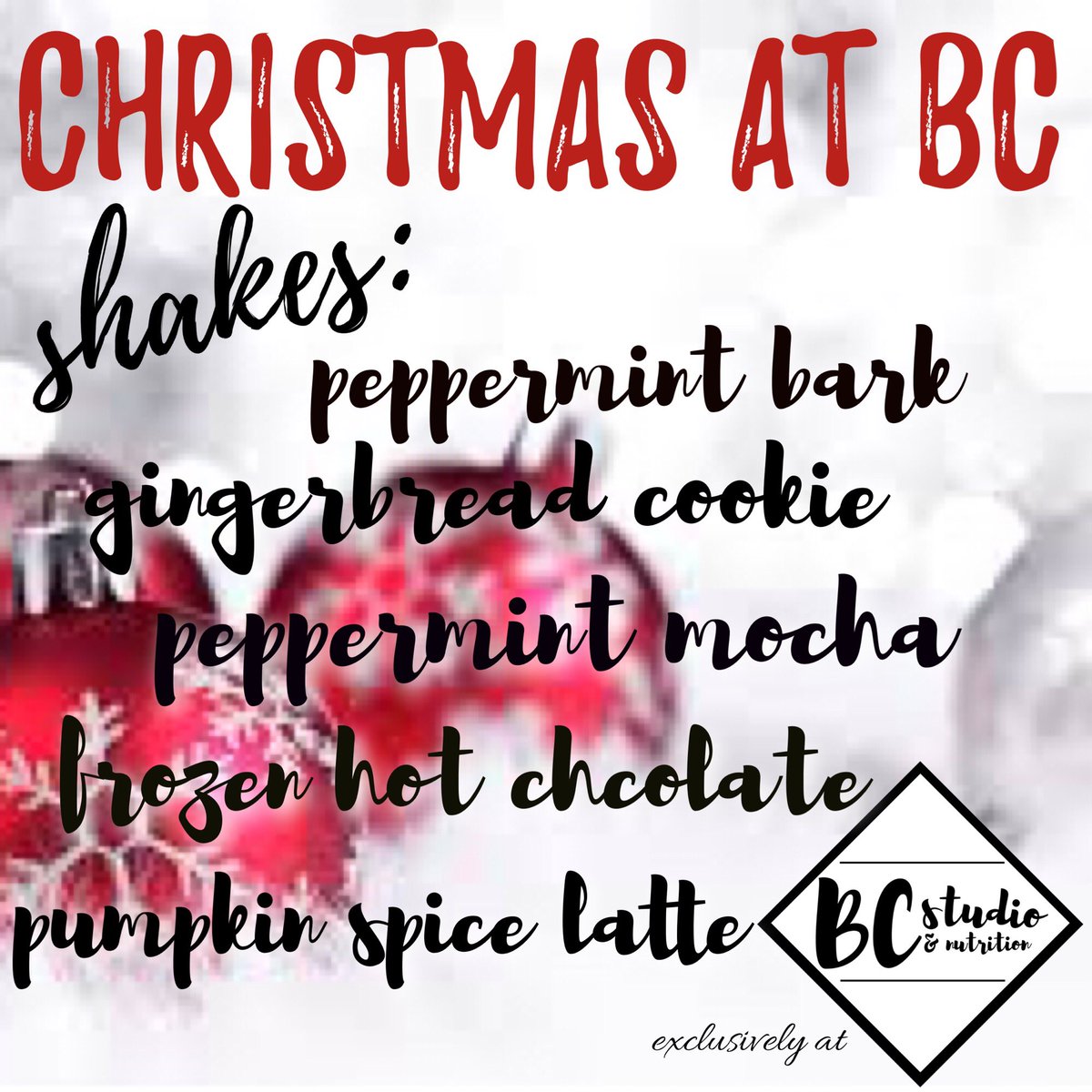 bcstudio_806's tweet photo. NEW FLAVORS ❄️🎄✌🏼️ https://t.co/Cv3a2u1b0p