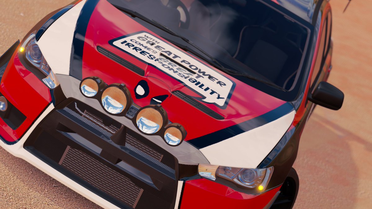 SEFx's tweet photo. Thought i'd share a couple more pictures 😀#Deadpool #mitsubisi #EVOgsr #ForzaHorizon3 https://t.co/hhcZ9rKWWr