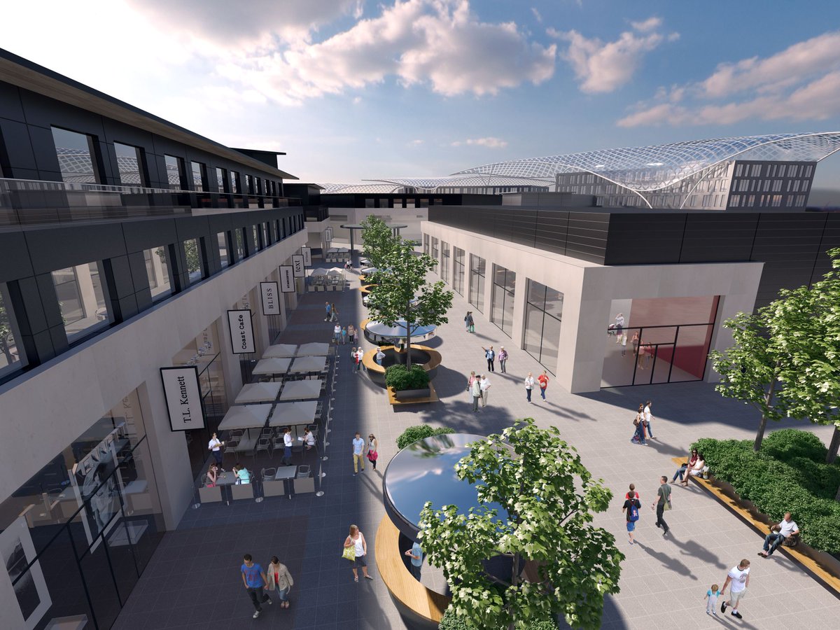 PCRAILPROJECT's tweet photo. @PlymouthHeraldNew development (on airport land), but will there be additional infrastructure to support it?  https://t.co/e6hRcJR6ZL https://t.co/wZ9MTuCgbb