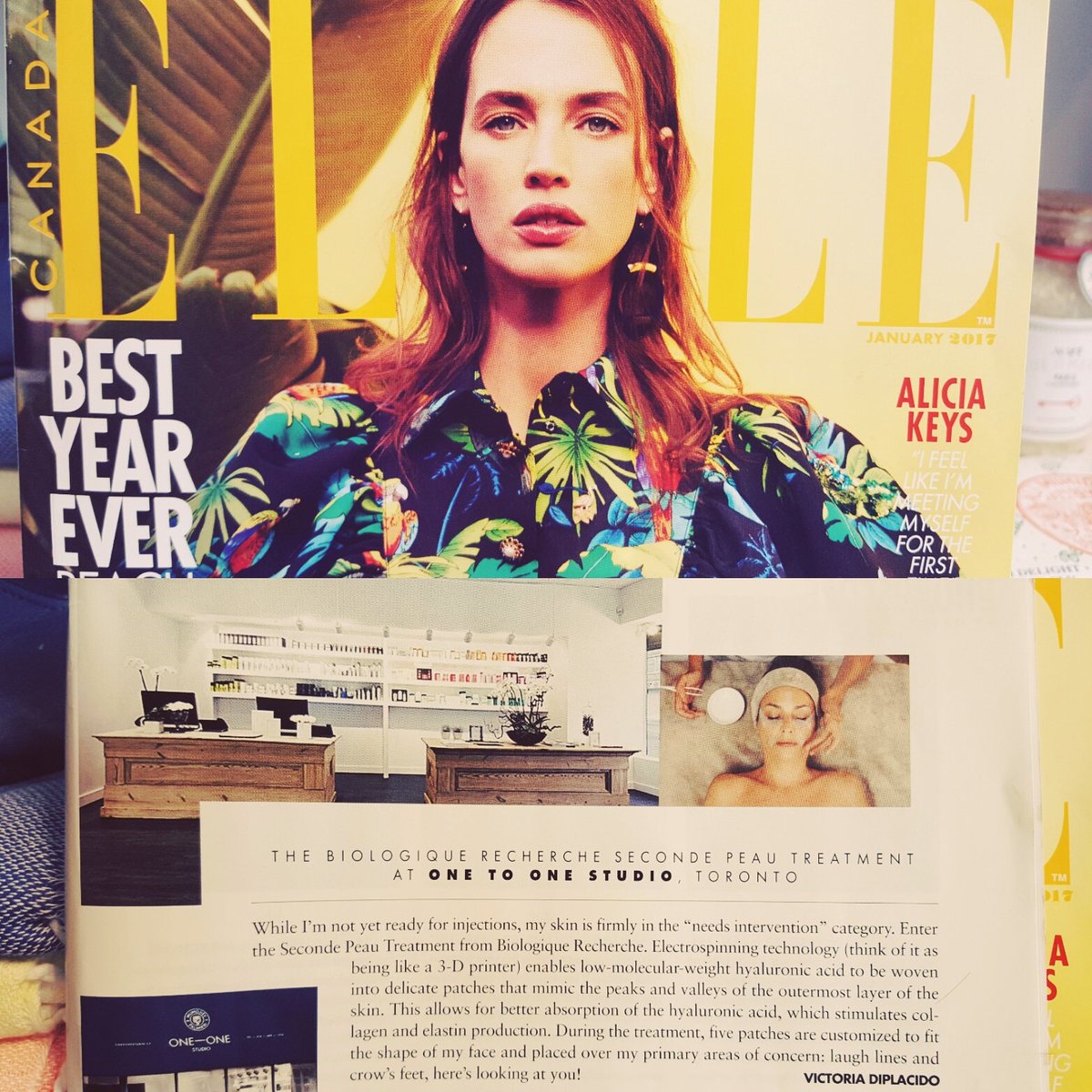 One2OneStudio1's tweet photo. We made it!  Elle Canada January 2017 issue!
#biologiquerecherche #one2onestudio https://t.co/Lqv63eM1ry