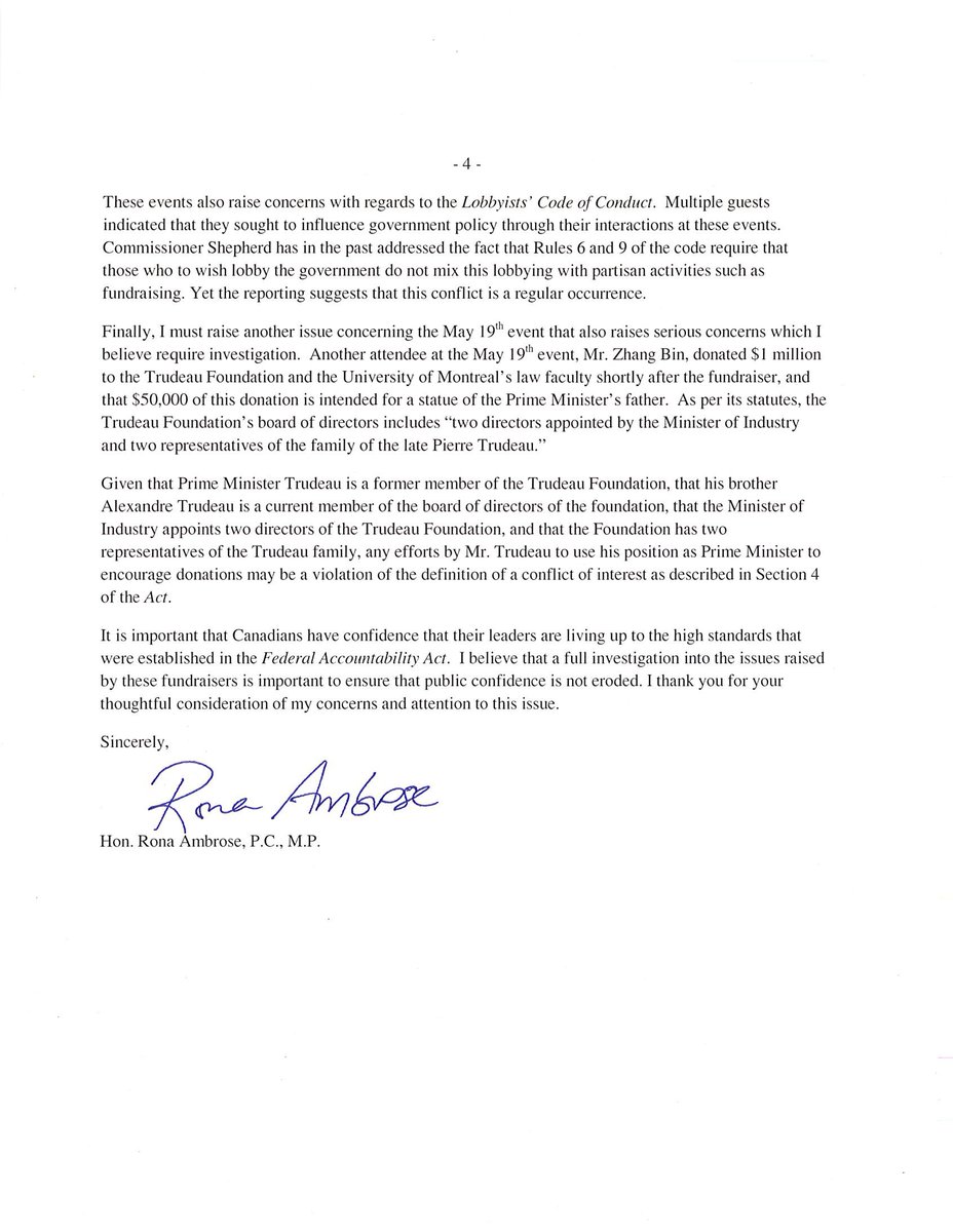 Hon. Rona Ambrose Veitch tweet media