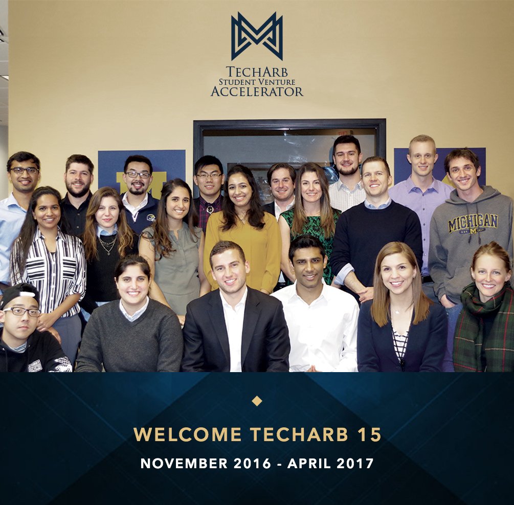 Could not be more excited to introduce you all to our newest teams. World, meet TechArb 15!  cfe.umich.edu/u-m-student-ac… #GoBlue