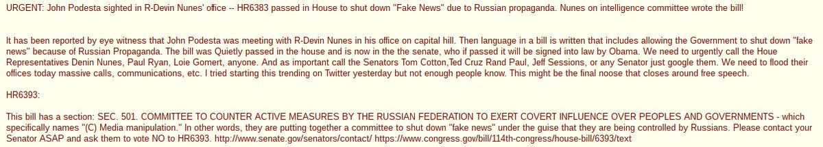 DeliriumLemons's tweet photo. URGENT!! Congress is quietly passing a bill to allow them to "shut down" outlets for "fake news" -  any news they want!!! #LoveMyNewspaper https://t.co/wppjEdpJQM