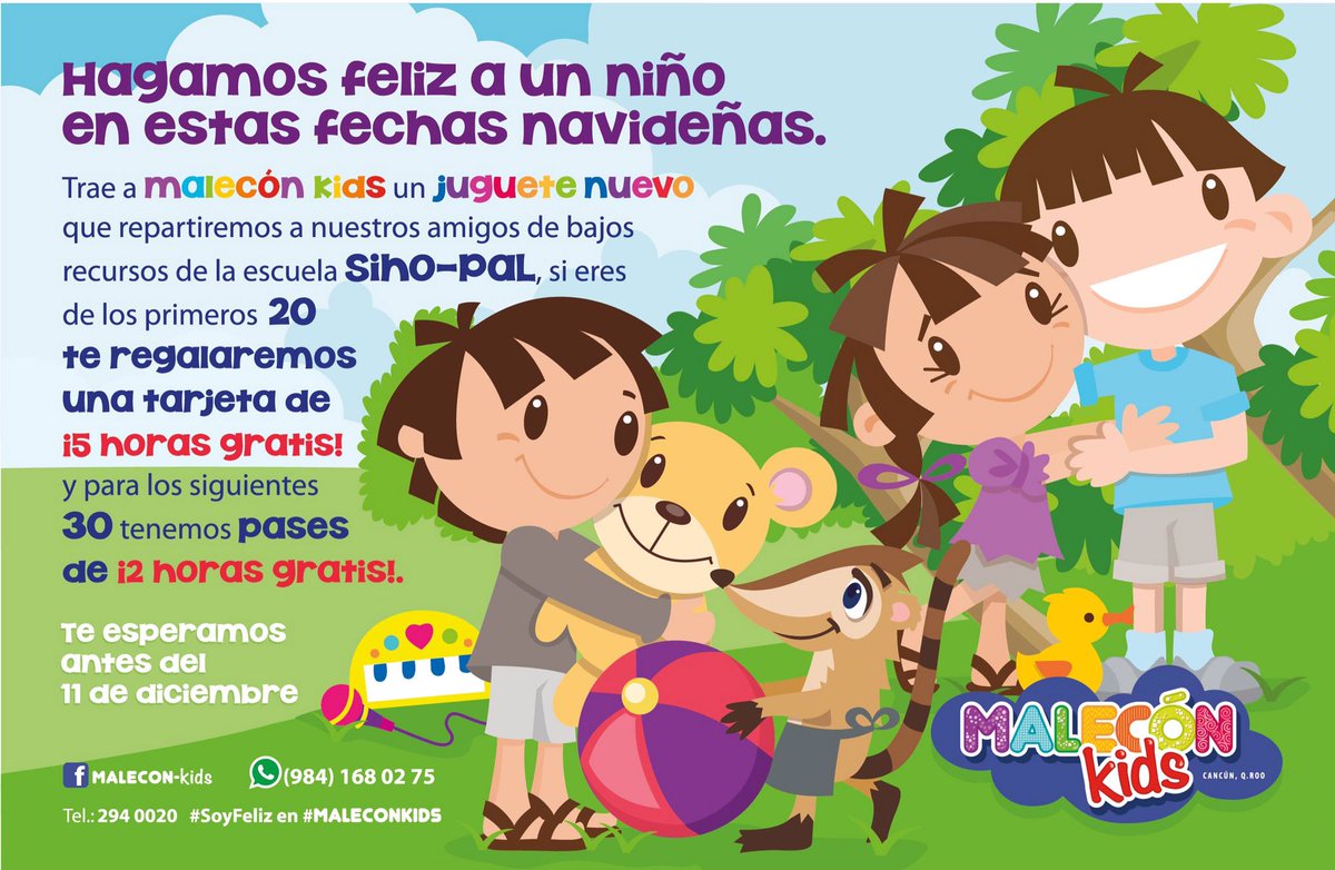MaleconKids's tweet photo. Recuerda que necesitamos tu ayuda para hacer feliz a un pequeño en esta #Navidad #FelizLunes https://t.co/Ao1rruoLqA