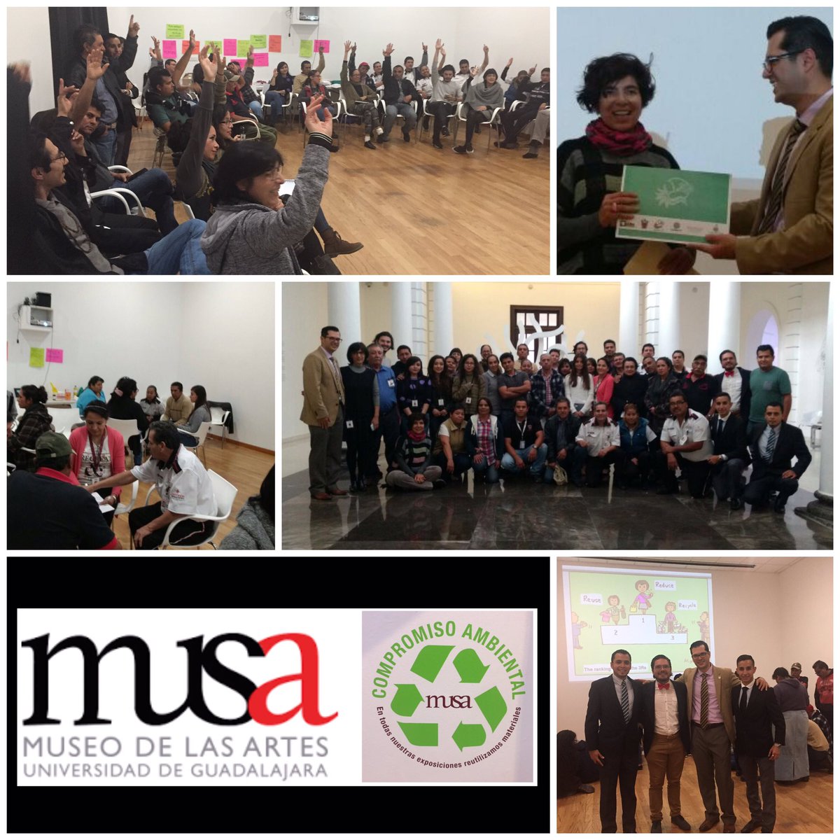 javierdealba4s's tweet photo. Capacitación manejo y aprovechamiento de residuos @MUSAudg @Cobiamjal @UdeG @SemadetJal ♻️El cambio del manejo de residuos es en equipo !!! https://t.co/sFcUx2z2HI