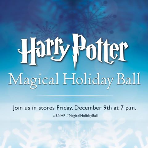 Join us Friday December 9th at 7:00 PM for our Magical Holiday Ball, a celebration of all things Potter!
