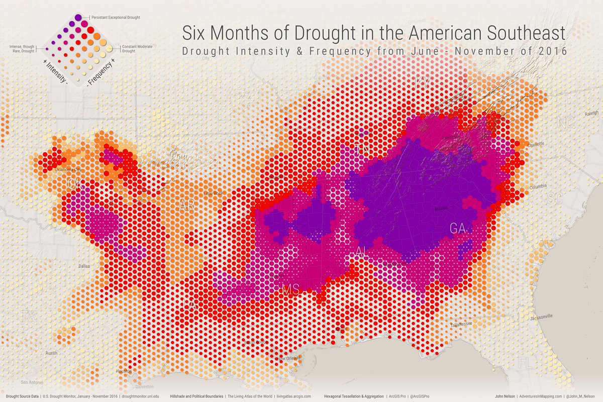 John_M_Nelson's tweet photo. Drought in the Southeast US these past 6 months. https://t.co/cFgfCuT09E