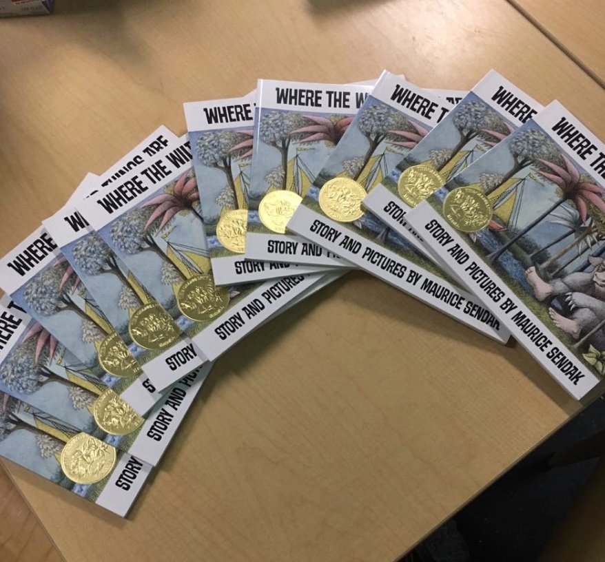KidsResearchCtr's tweet photo. We just held a literacy workshop at the Samuel Proctor Residence in Harlem! Every child went home w/ a copy of "Where The Wild Things Are." https://t.co/tMKeXUXsql