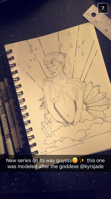 My frans r drawing me n I've never been more honored 😩❤️✨ https://t.co/MYkEm0ddP2