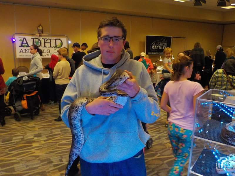 T_Schenk_'s tweet image. Me and a #SumatranShortTailPython