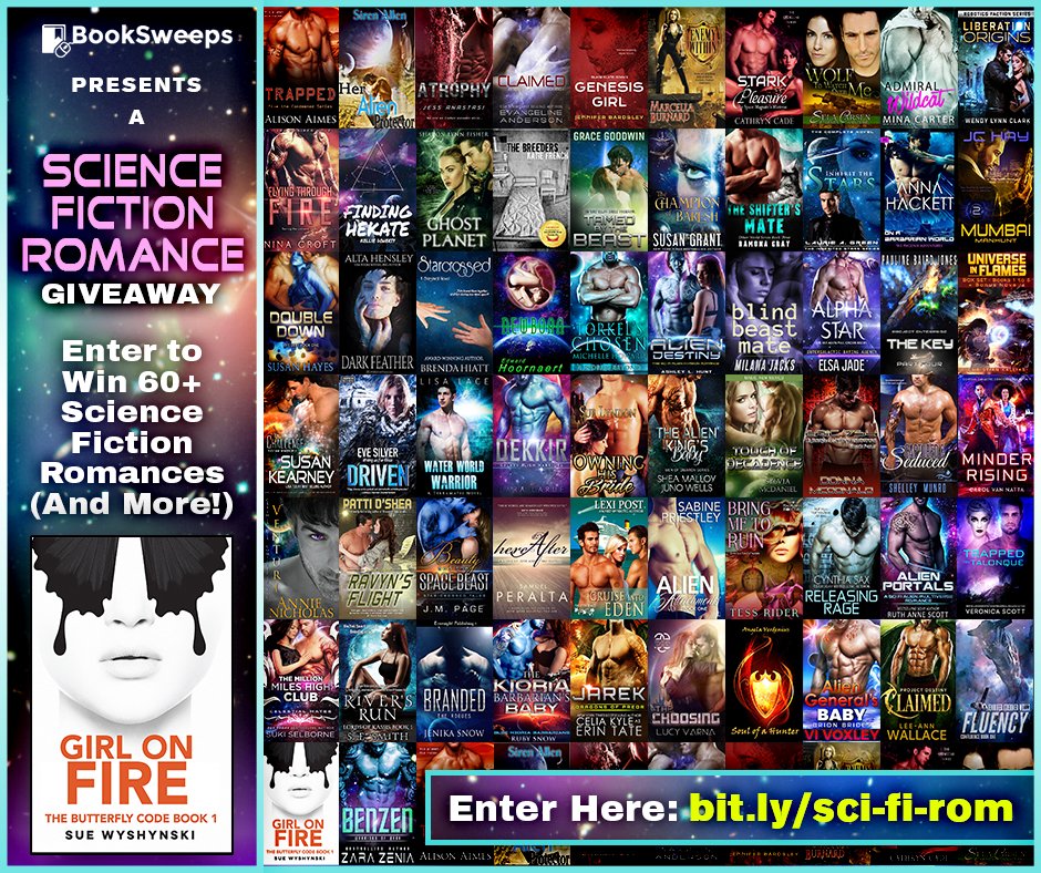 Enter to #win 60+ SciFi Romances! Plus, a brand new Kindle Fire. Could be a good Christmas . . . bit.ly/sci-fi-rom