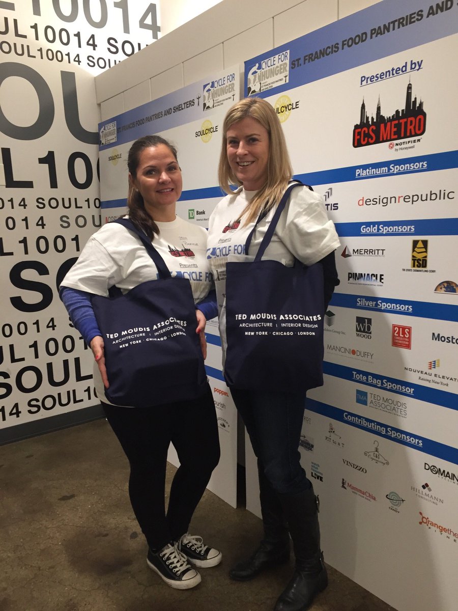 AdelhardtConstr's tweet image. What a great time yesterday @SpinForHunger    | over $61k raised to help the homeless in NYC benefitting @StFFP! @TedMoudis @soulcycle ❤️