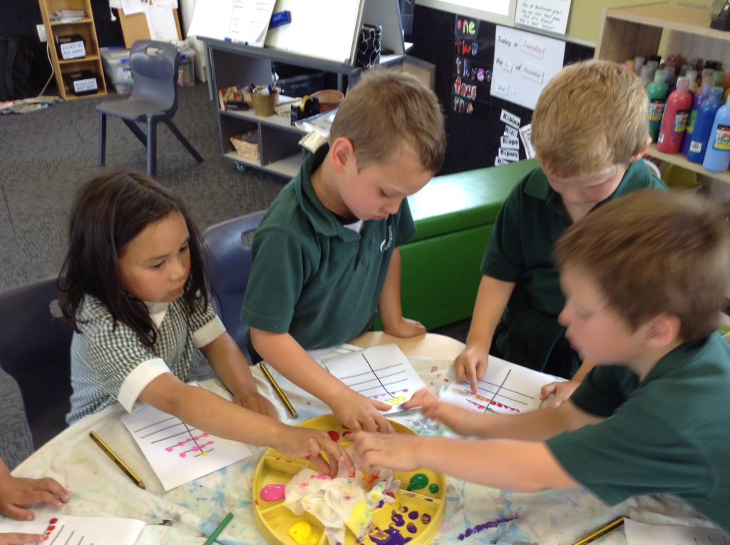 P1Bromleyschool's tweet photo. Finger printing our Christmas cards for our awesome parent helpers. #bromleyschoolnz https://t.co/bgNOjKReiD