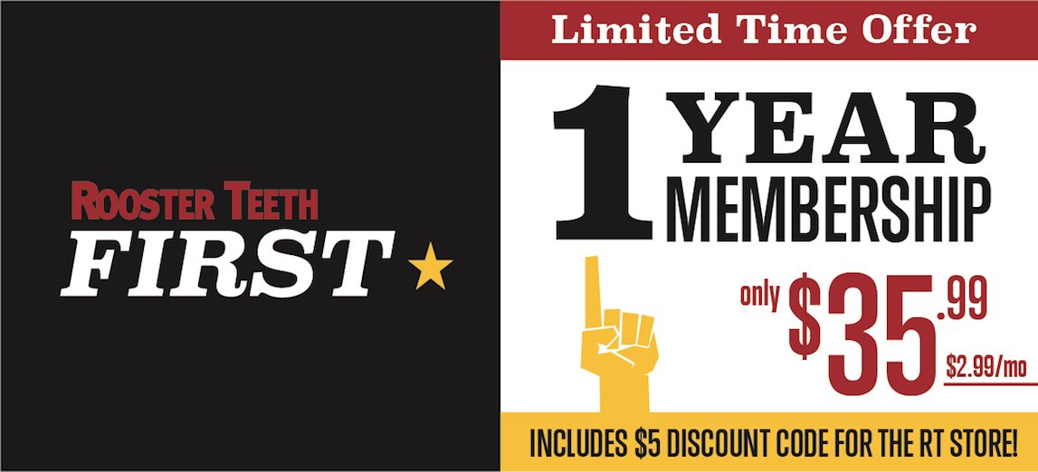 How Much Is Rooster Teeth First Membership TeethWalls